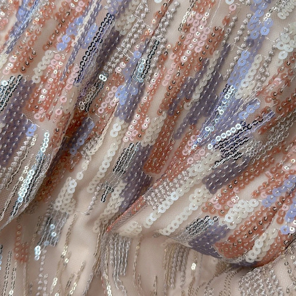 NWT Dress the Population Victoria sequin mini halter dress XL cocktail - Picture 6 of 6